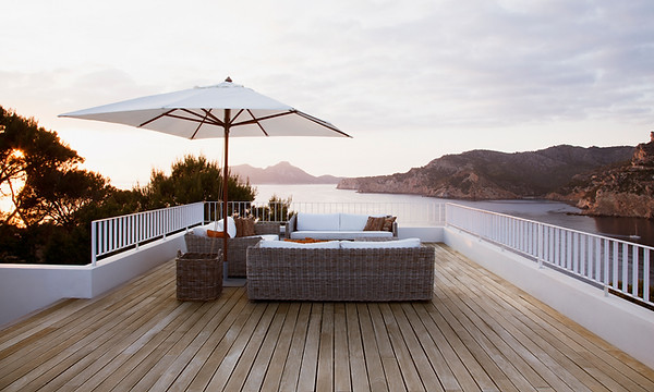 patio furniture modern deck