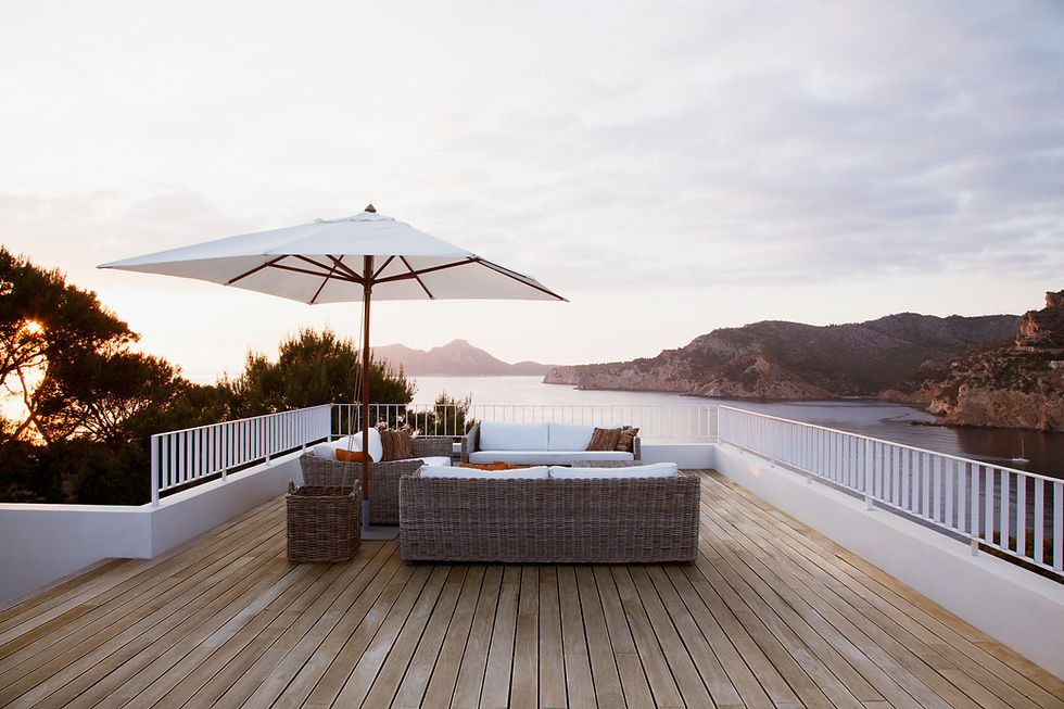 veranda mobilya Modern güverte