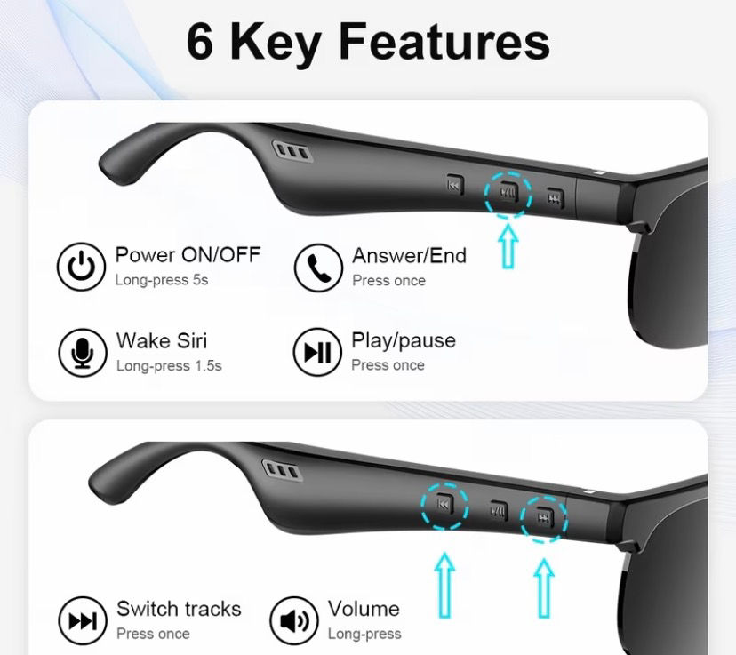 Thumbnail: WIRELESS HEADSET GLASSES
