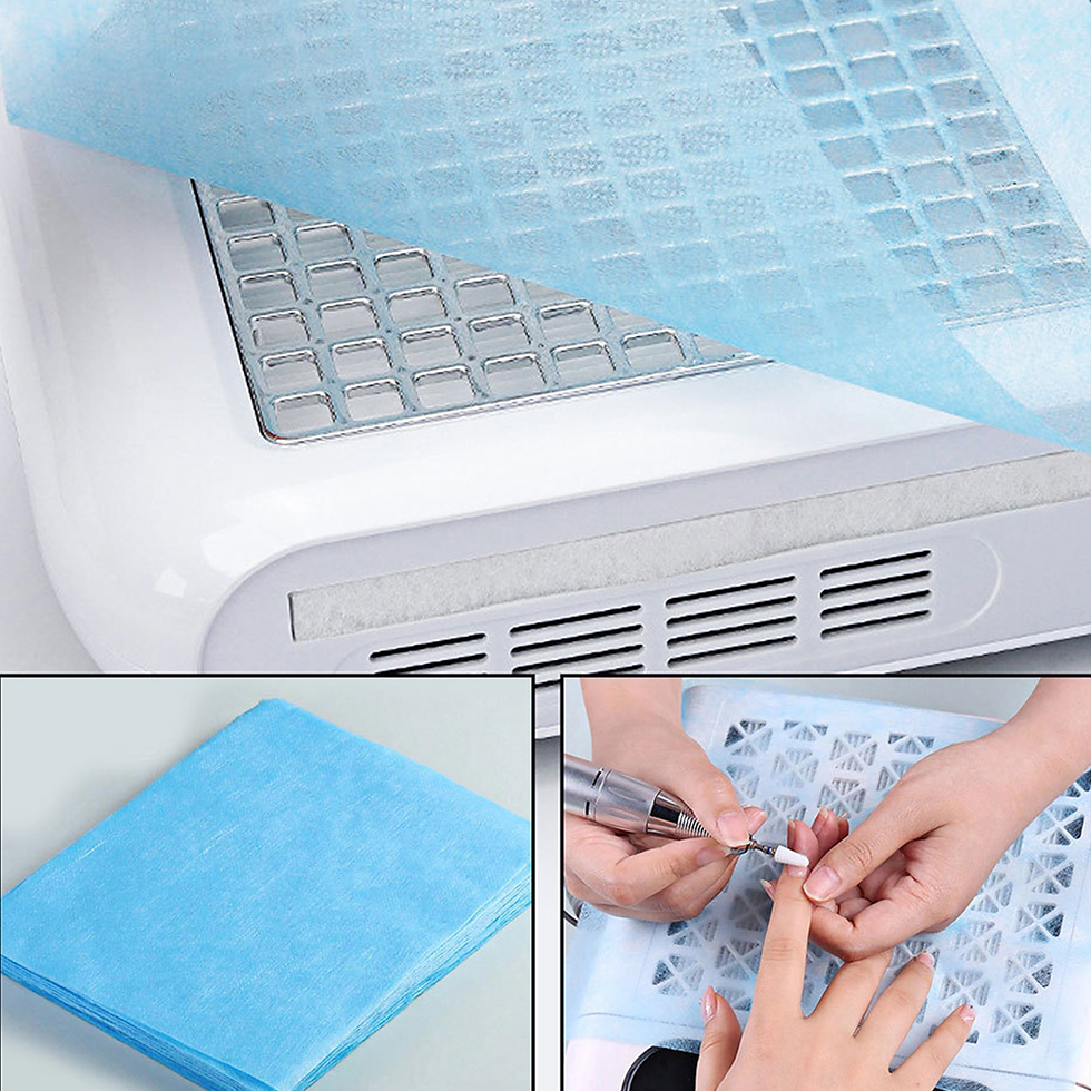 Thumbnail: 100Pcs Nail Vacuum Clean Collector Filter Paper Set 20*24cm Dustproof Replace Fi