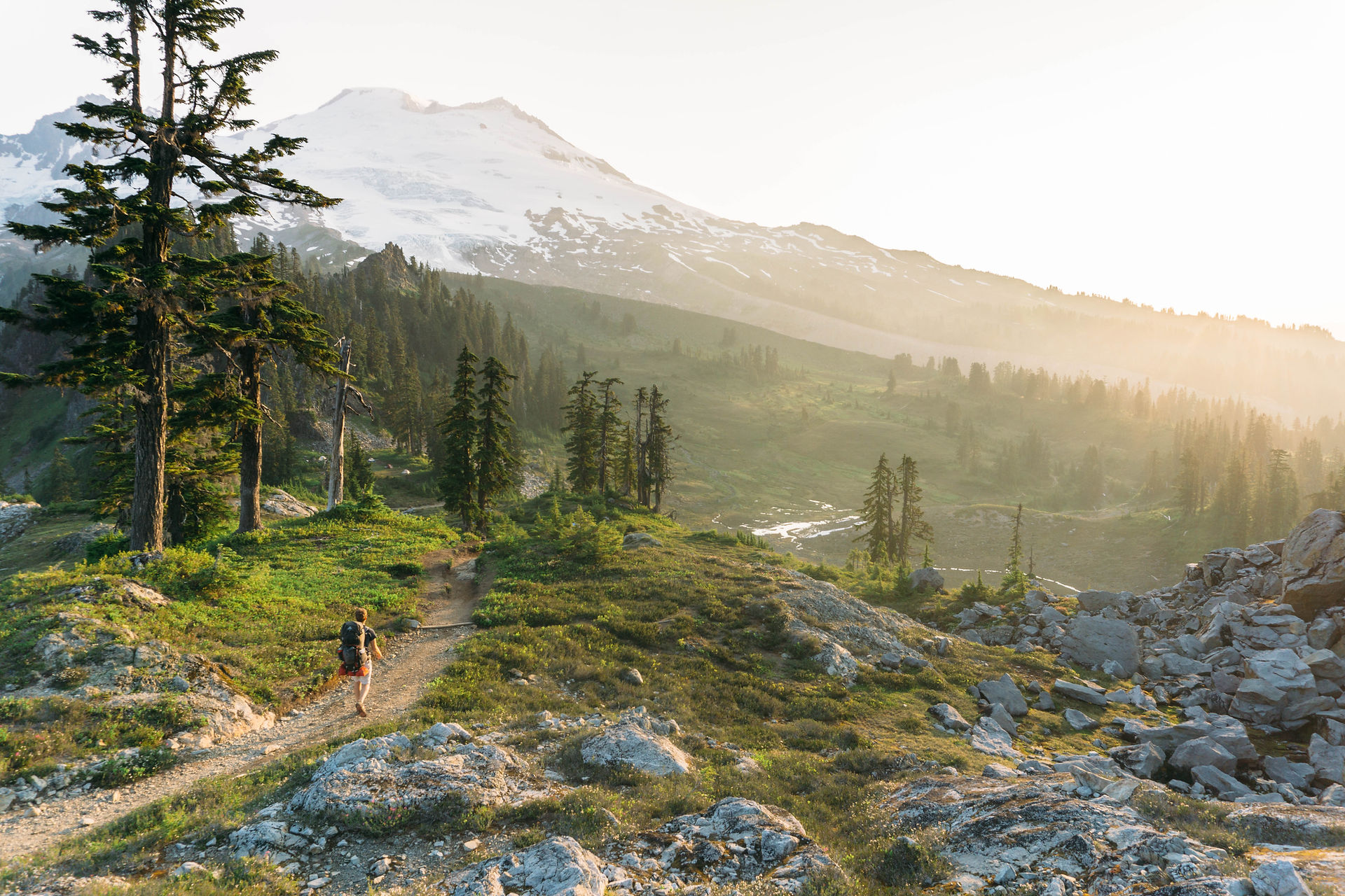 Park Butte Lookout at Sunrise