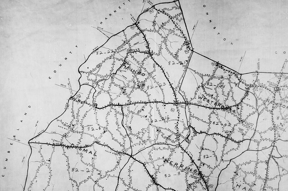 1940_Census_Enumeration_District_Maps_-_North_Carolina_-_Sampson_County_-_ED_82-1_-_ED_82-