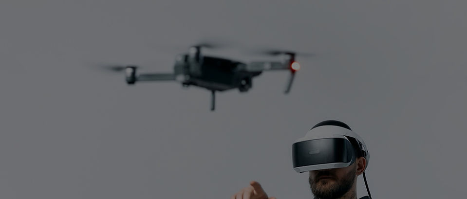 Lunettes 3D et drone
