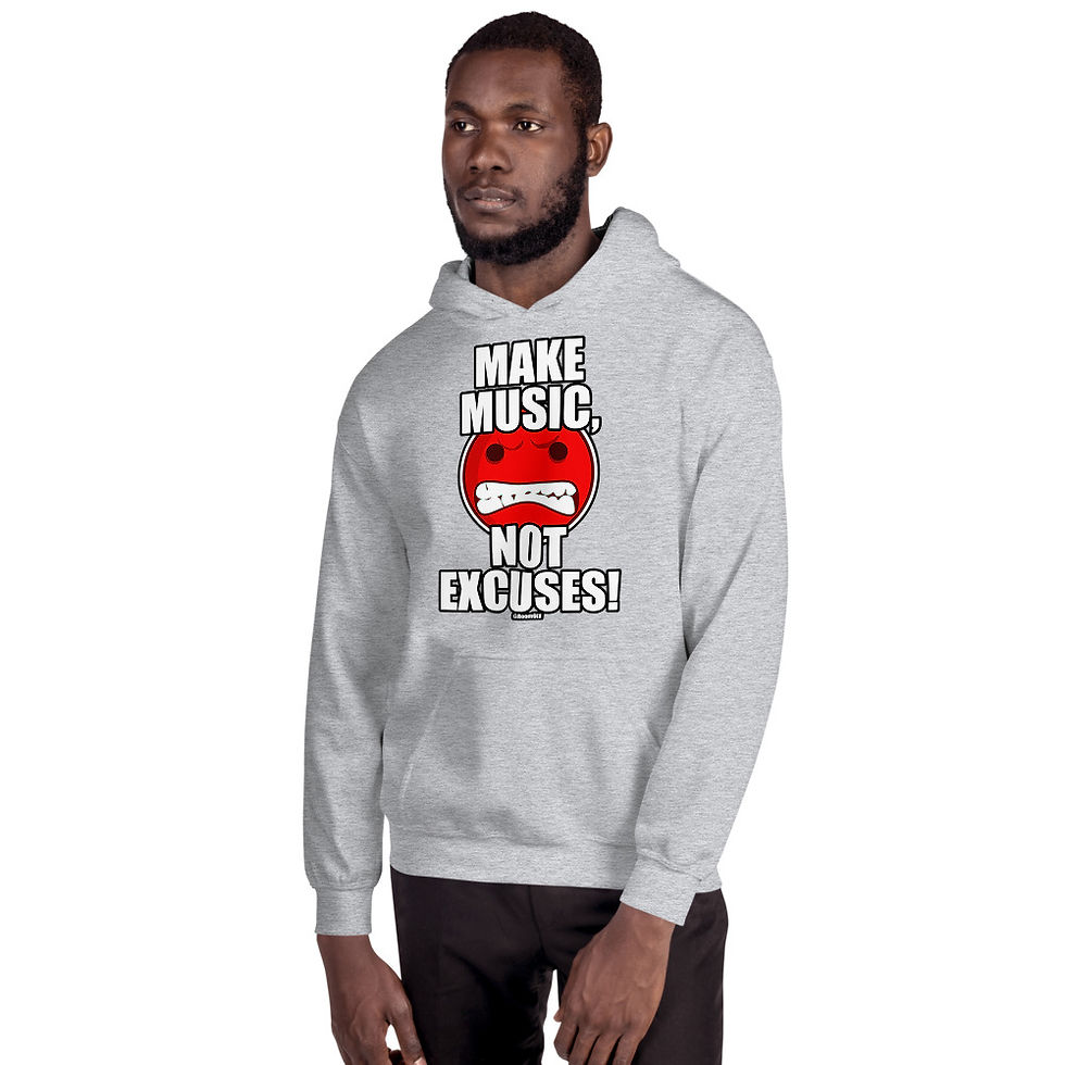 Thumbnail: MAKE MUSIC EXCUSES HOODIE