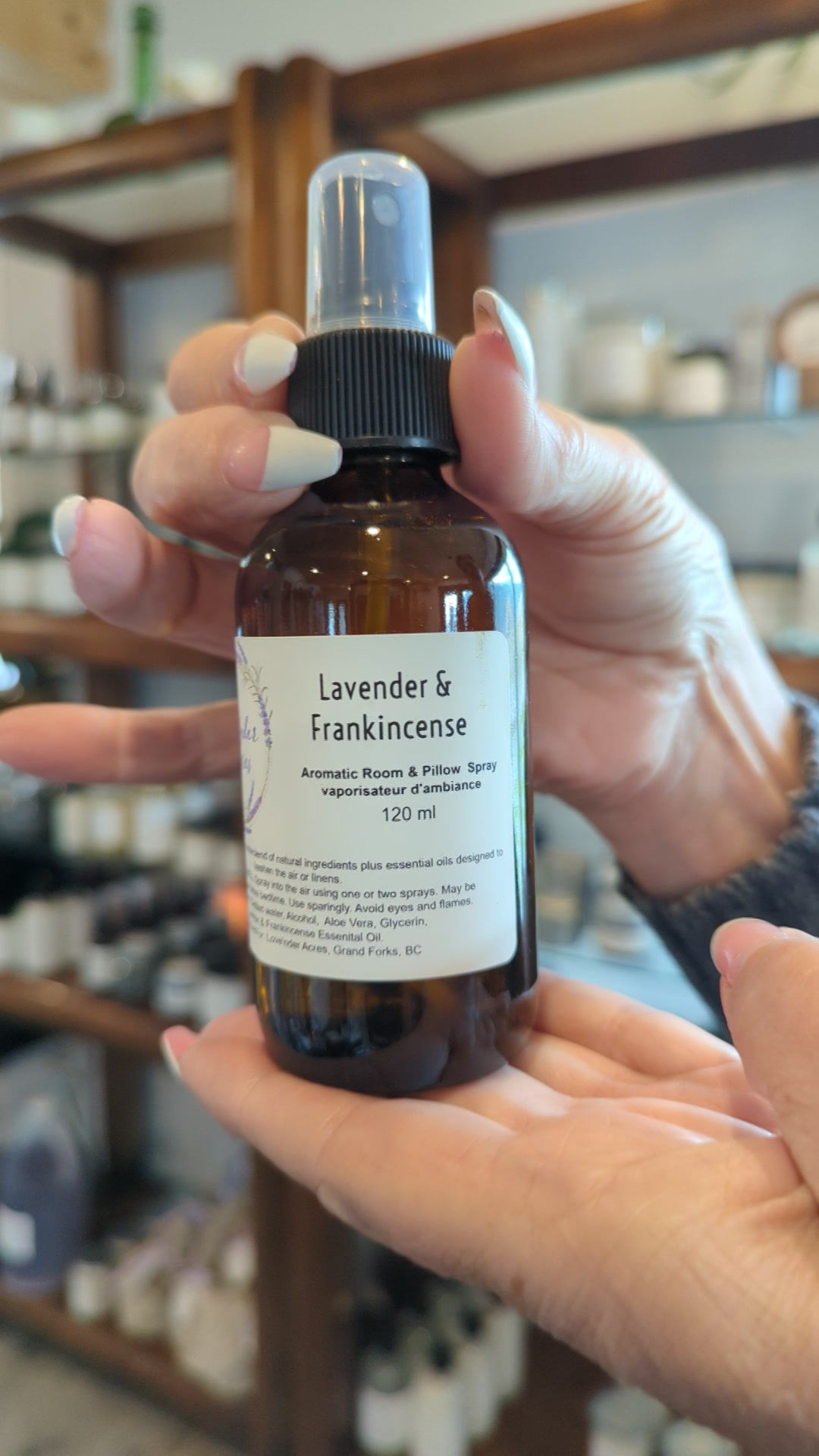 Room and Pillow Spray, Lavender & Frankincense