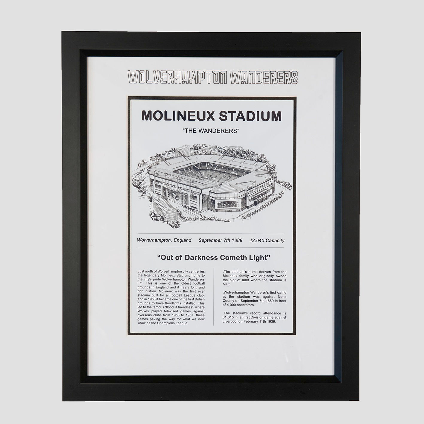 Molineux Stadium - Wolverhampton Wanderers