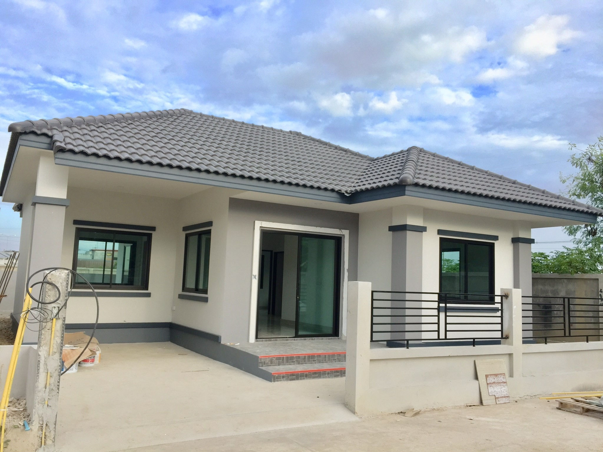 บ้านสร้างใหม่ชั้นเดียว