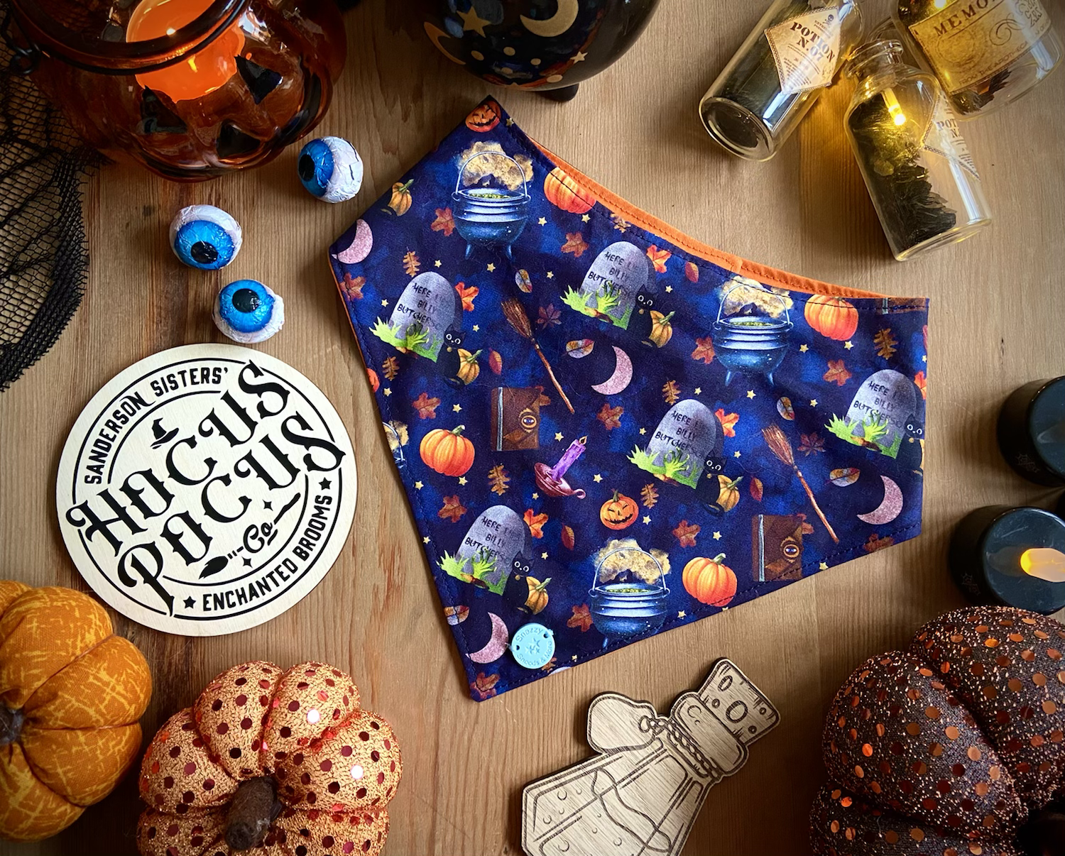 Just a bunch of Hocus Pocus Reversible Snap Bandana 