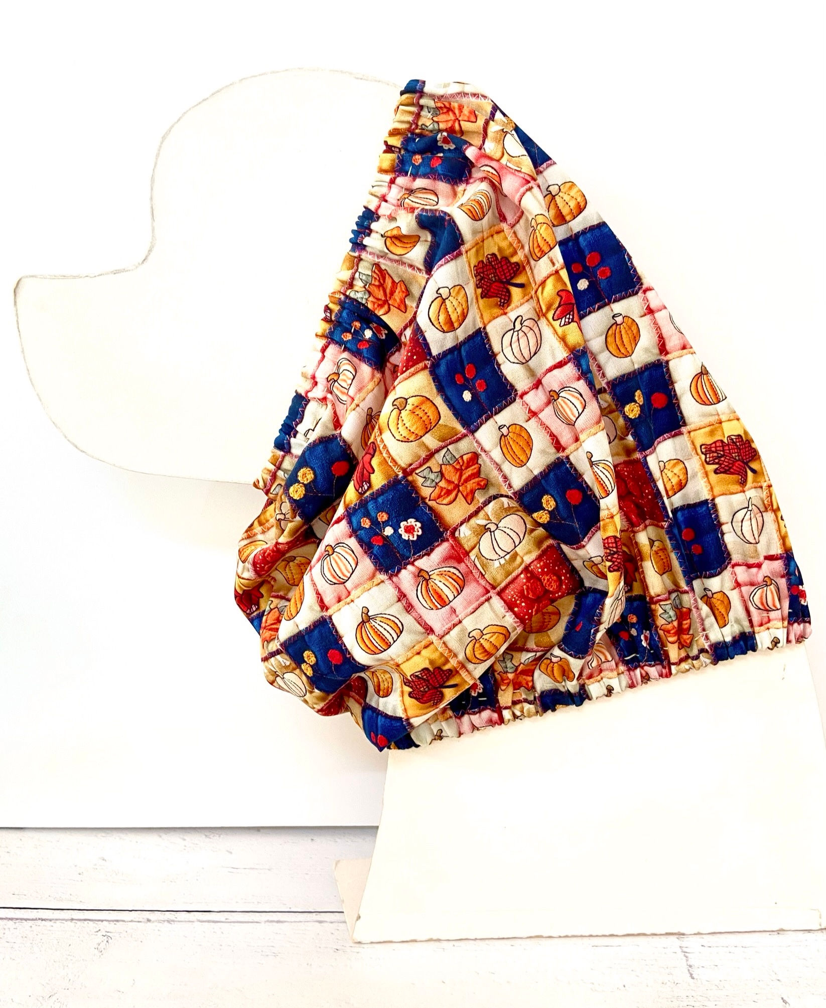 Autumn Patchwork Cotton Snood