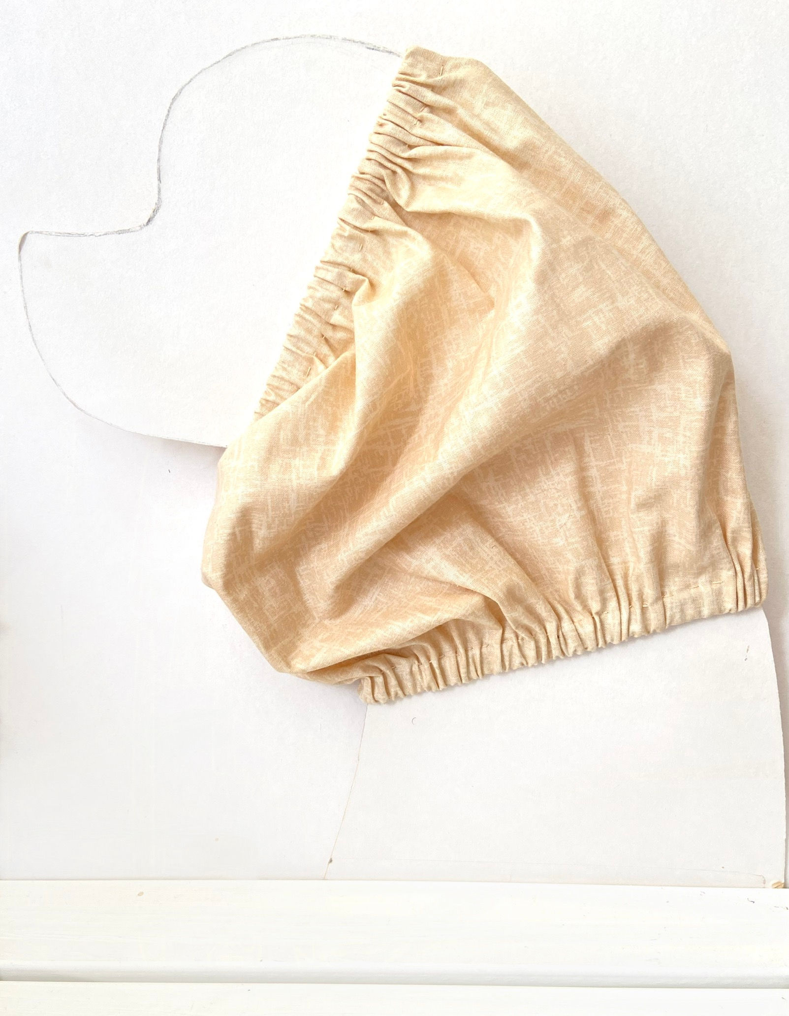 Beige Cotton Snood