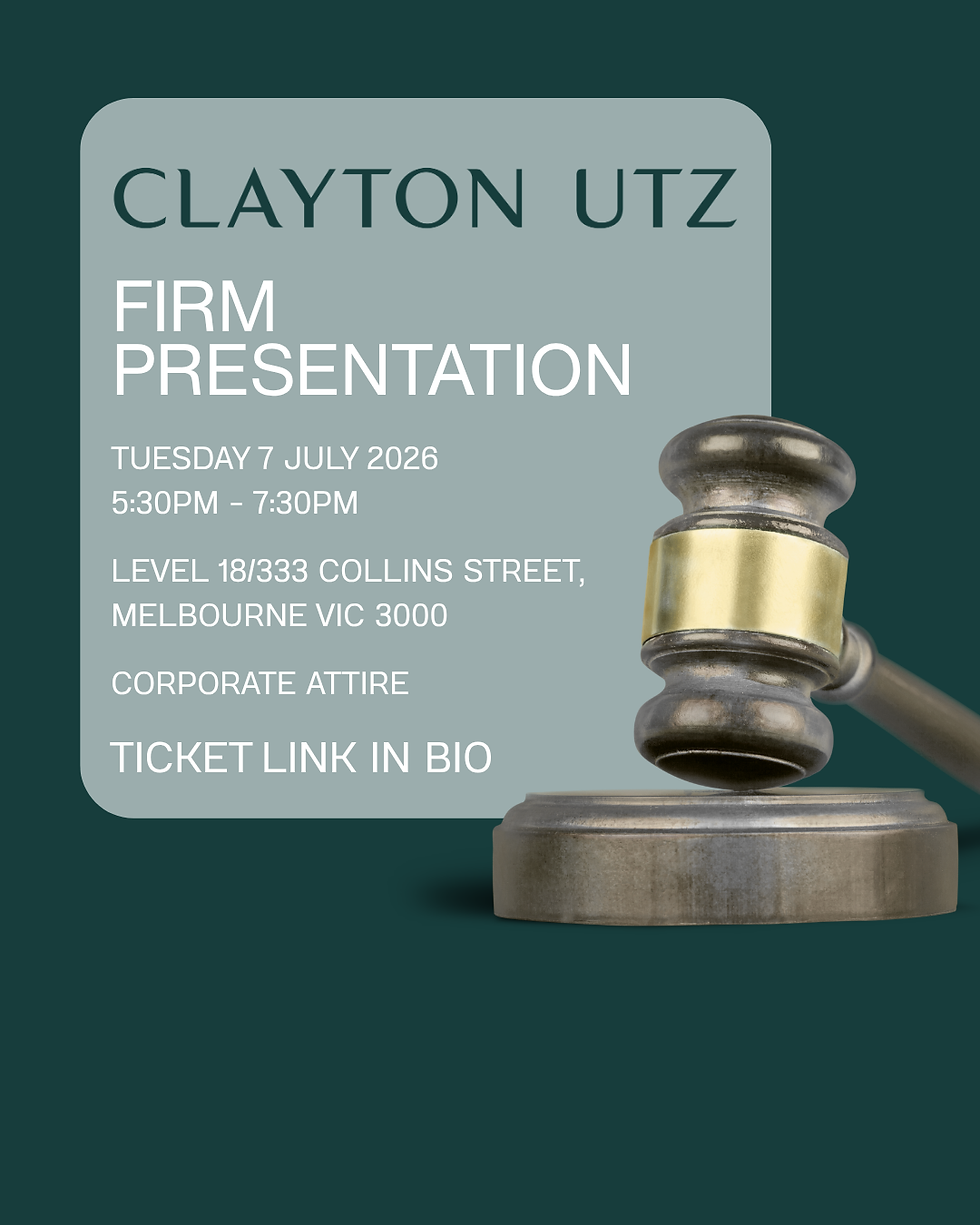Clayton Utz Firm Presentation