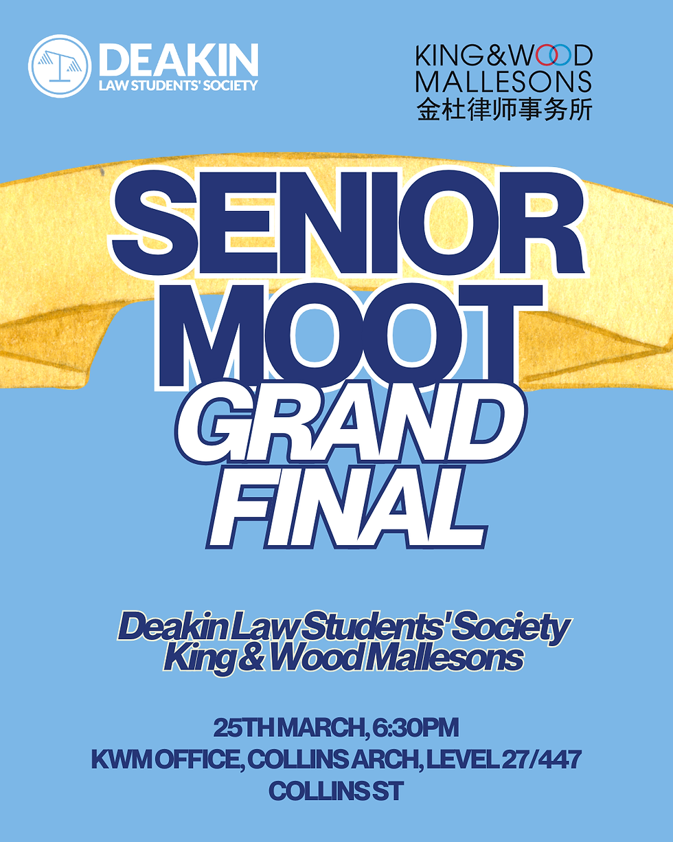 Senior Moot Grand Final 2026