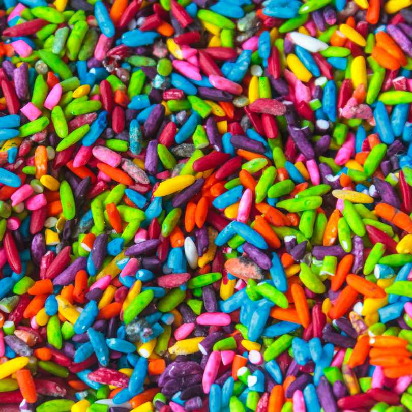Recette riz coloré enfant