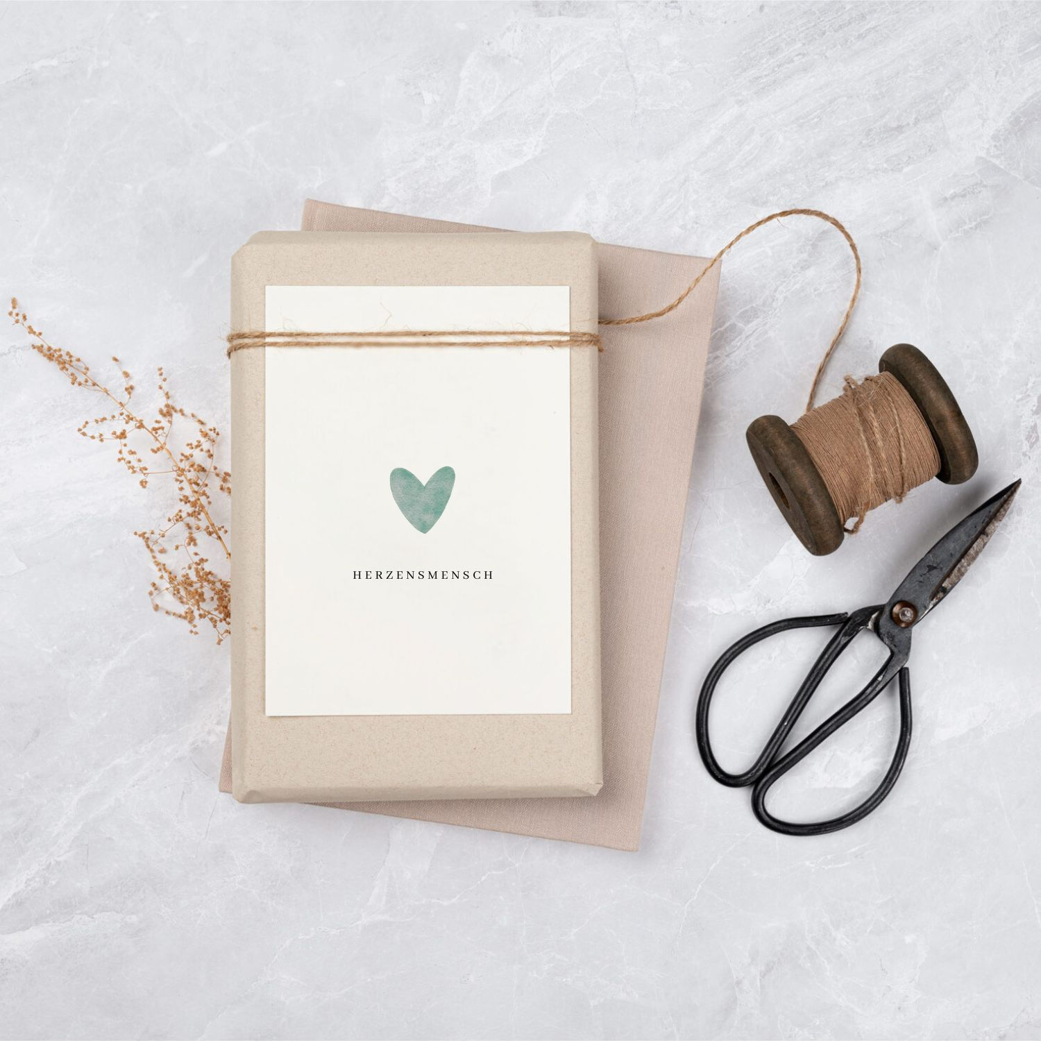 Grußkarte Herzensmensch, Herz