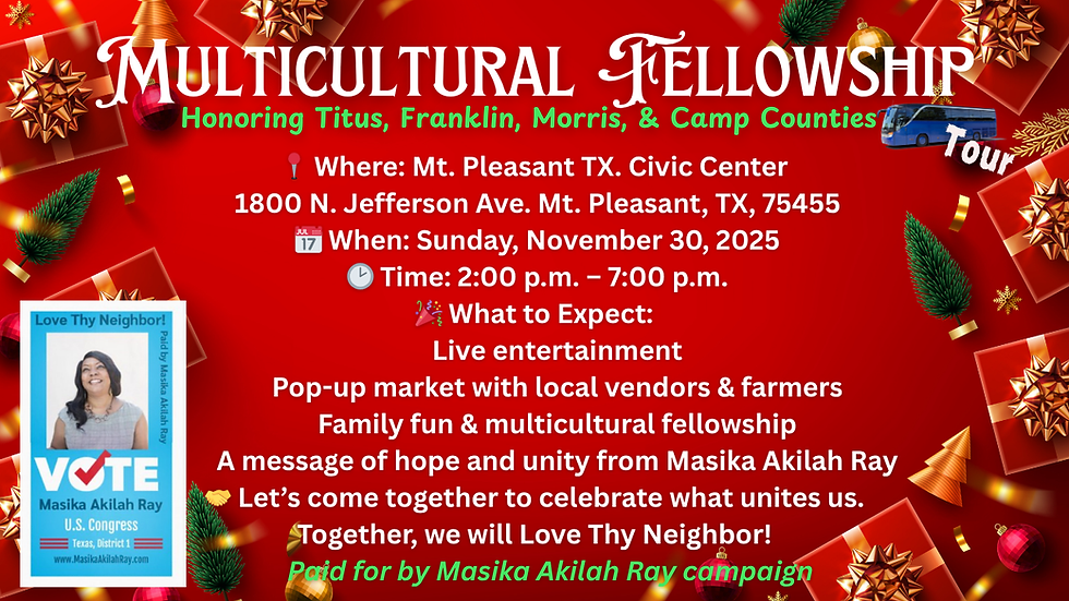11/30 Multicultural Fellowship Festival