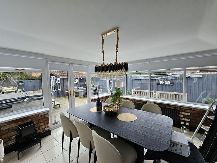 Professionally installed conservatory blinds designed for everyday comfort.