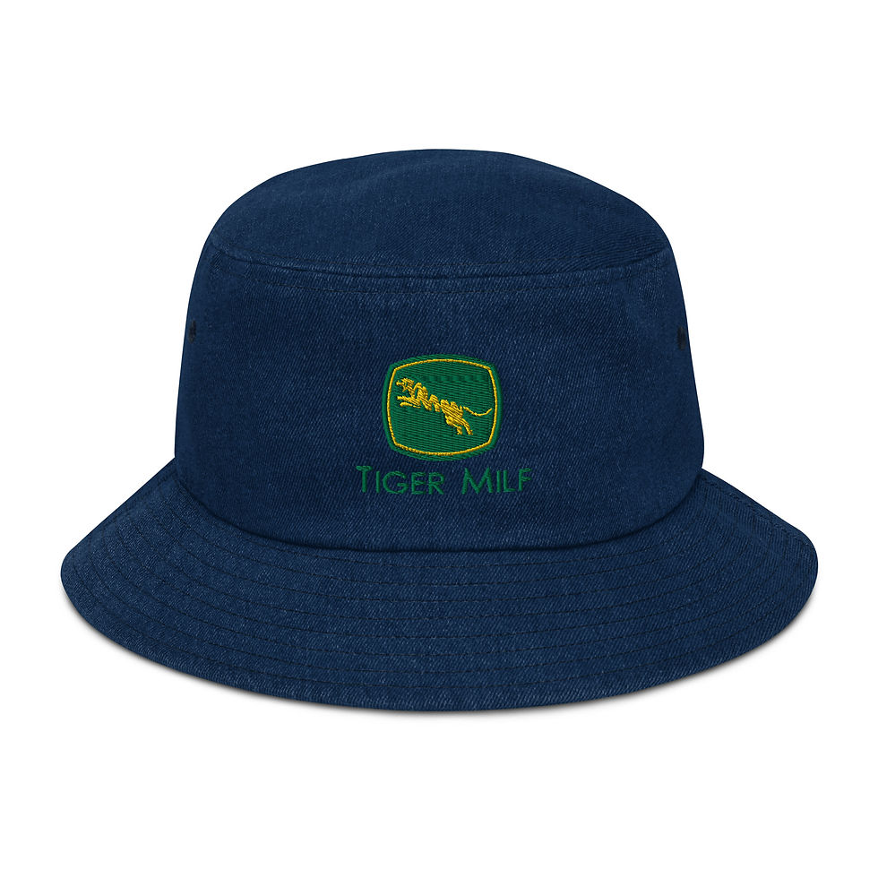 Thumbnail: Tiger Milf Denim Bucket Hat