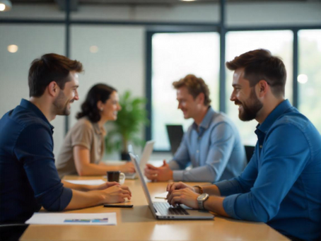 It team smiling