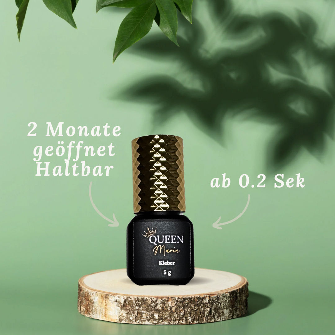 Queen Maria 5G - ultra schneller klassischer Wimpernkleber ab 0.2 Sek