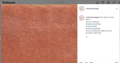 Cotton Velvet Bags (Summer Bags)