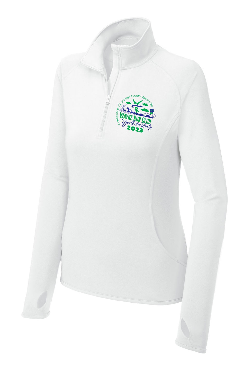 Sport-Tek® Ladies Sport-Wick® Stretch 1/2-Zip Pullover
