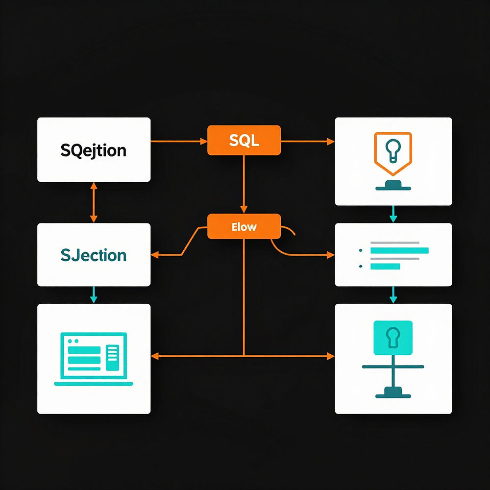 SQL injection data flow diagram