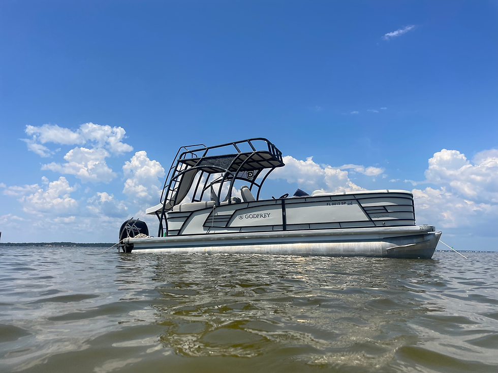 pontoon slide boat