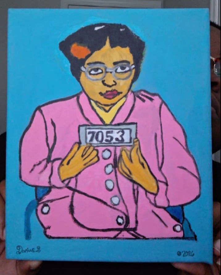 Exhibiting new fan-art painting