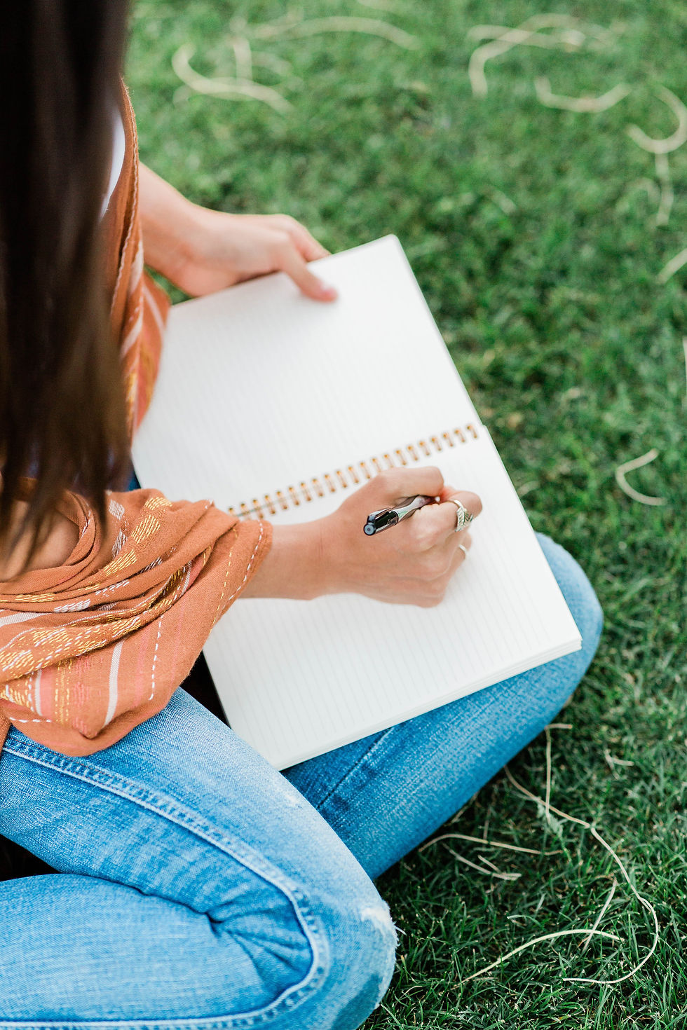 Girl Writing Plan To Master Online Classes