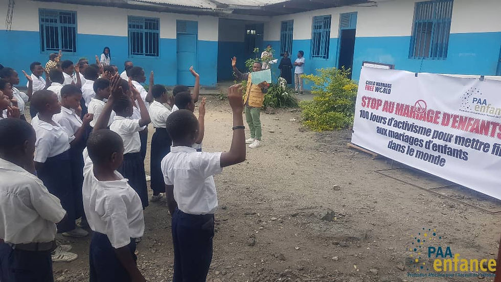 DRC: Students and Teachers at Elimu Bora School Take a Stand Against Child Marriage