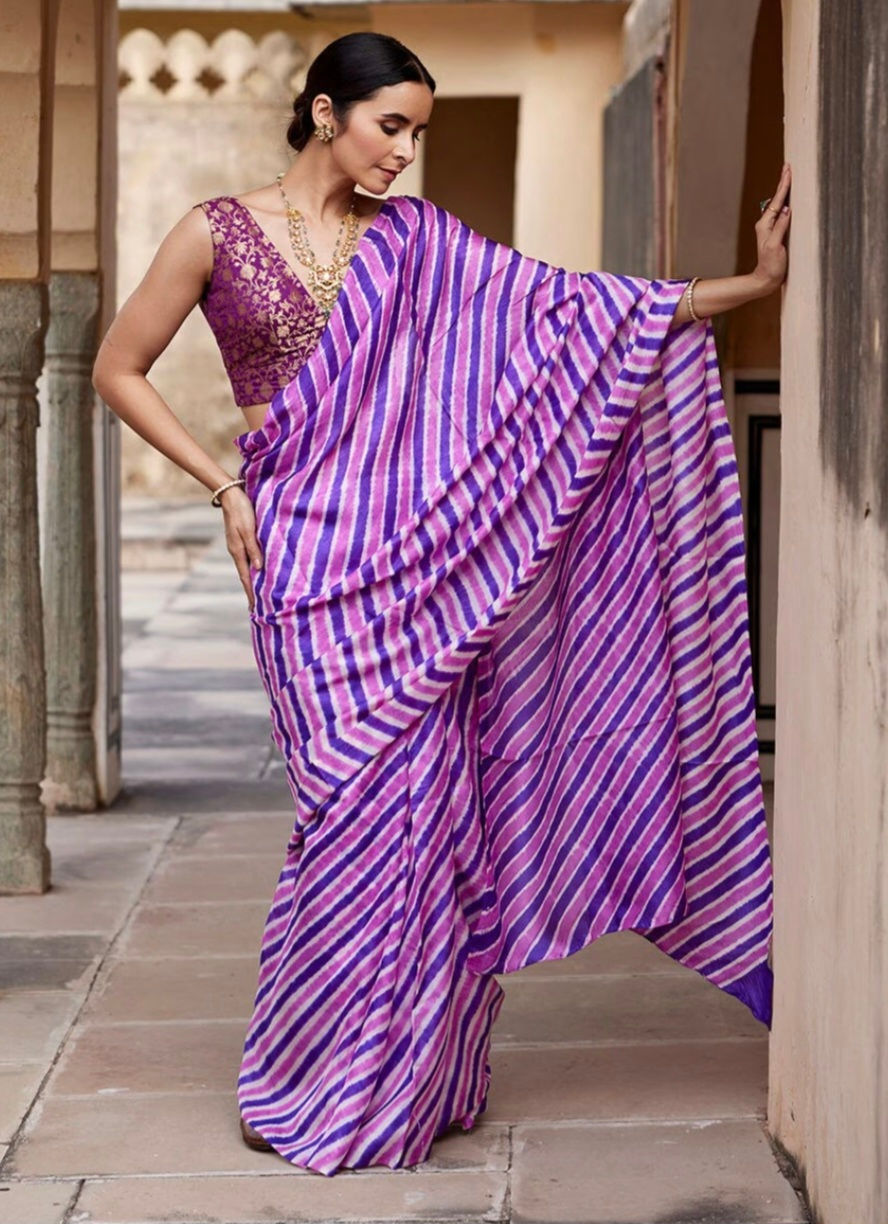 An epitome of finesse, Leheriya sarees are the heart of Rajasthani fashion