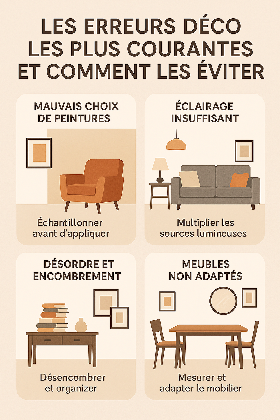 Les erreurs à éviter !