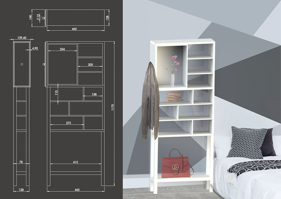 Upcycled Shelving Unit