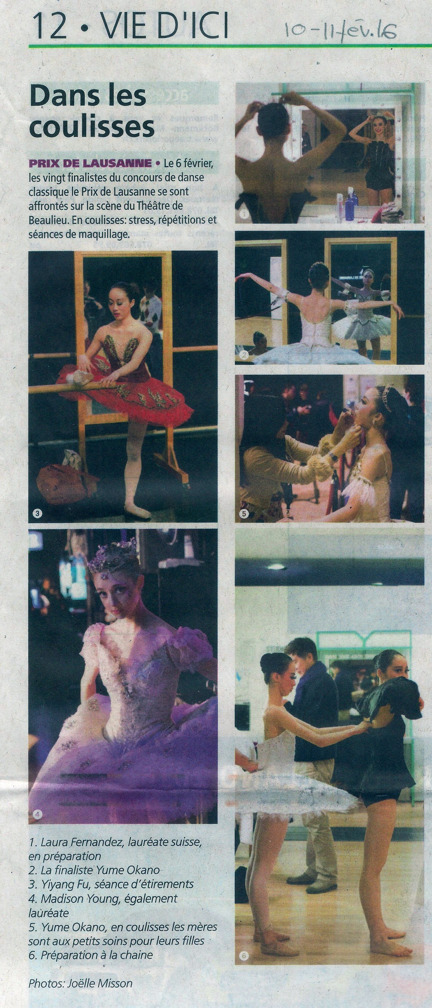 Les coulisses du Prix de Lausanne