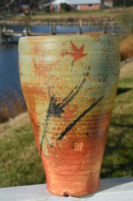 Yang-ja Lee-Wickner_Momiji (maple) tall vase.jpeg