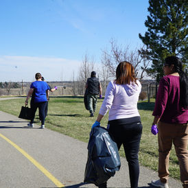 A City-Wide Spirit: FCJ Staff join Calgarians for the Annual Cleanup