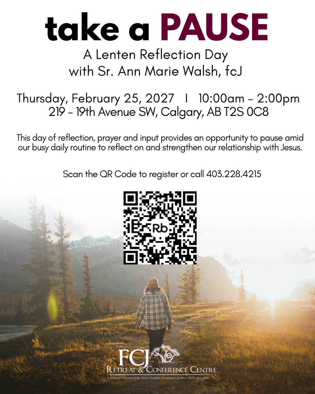 Take a Pause: A Lenten Reflection Day