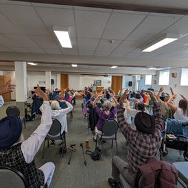 August Chair Yoga: Gentle Movement and Growing Community 