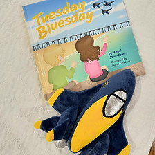 Tuesday Bluesday Book with toy