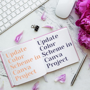 How to Update a Color Scheme in Canva, Automatically