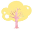 黄色の木