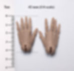 BJD hands 1:4 Tan