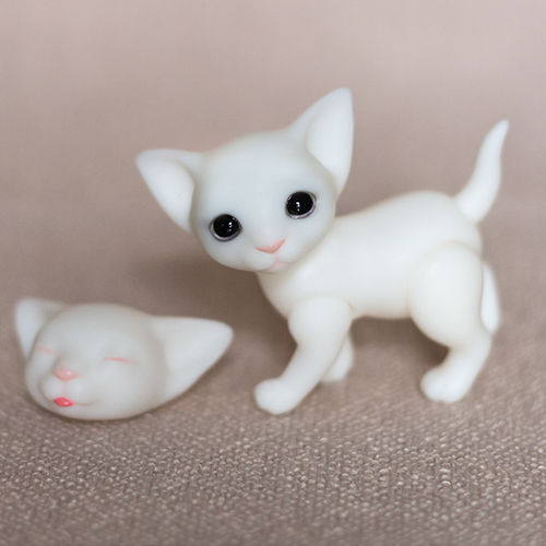 Thumbnail: white kitten doll