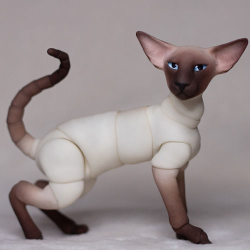 Thumbnail: Extreme Oriental Cat BJD Color Point