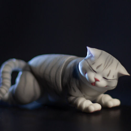 Thumbnail: Ball-jointed chubby cat sleep