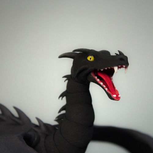 Thumbnail: bjd dragon doll green