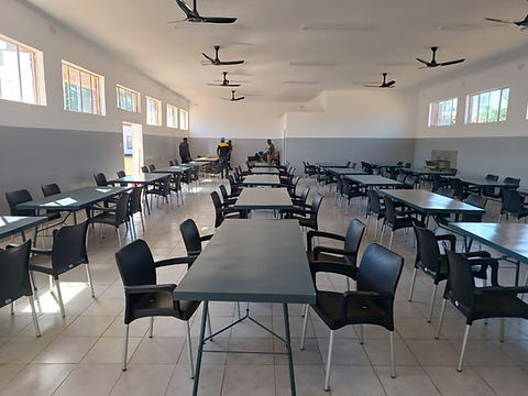 The New Dining Hall or Cafeteria that will be used by students when school starts on the 2