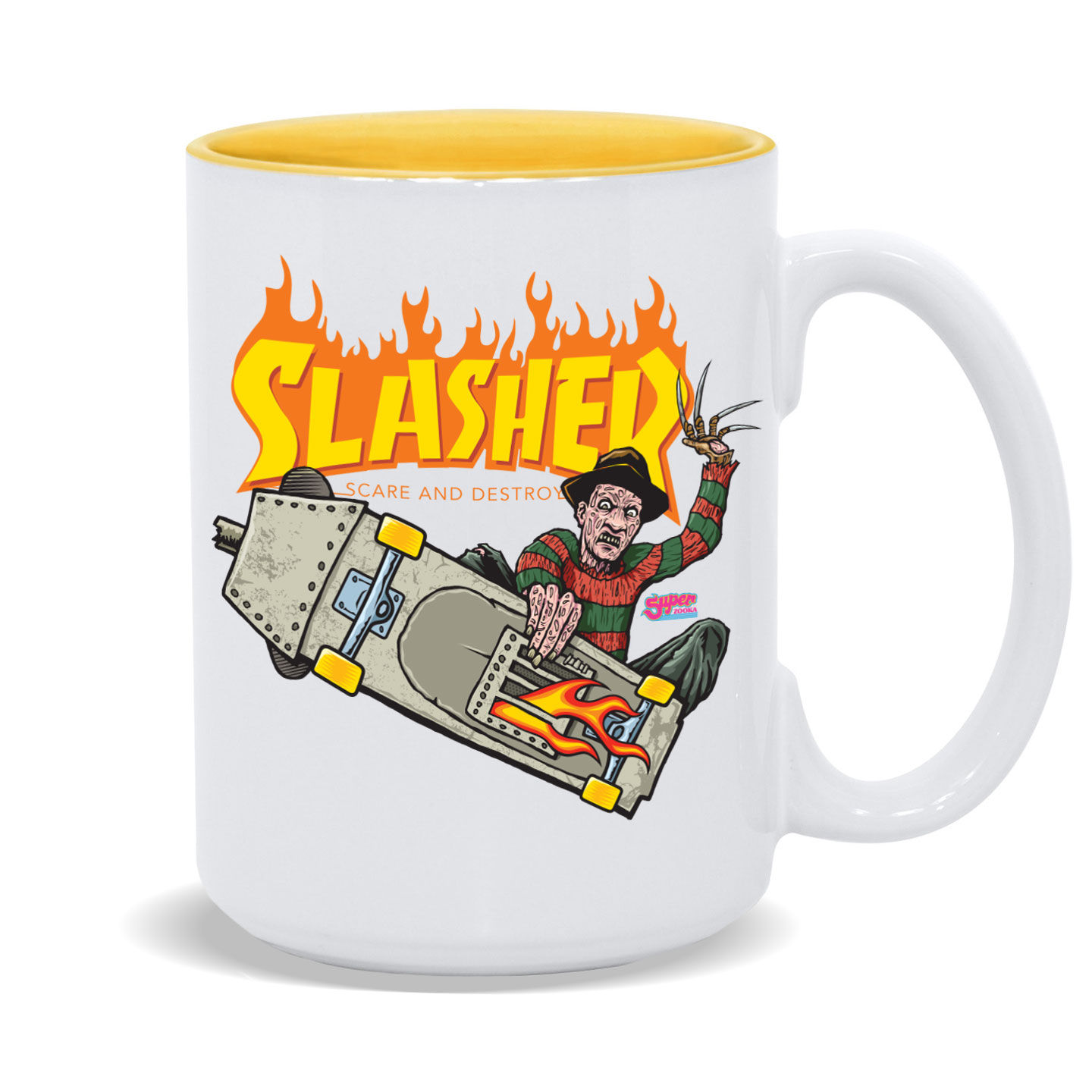 Slasher Frontside Freddy 15oz Coffee Mug