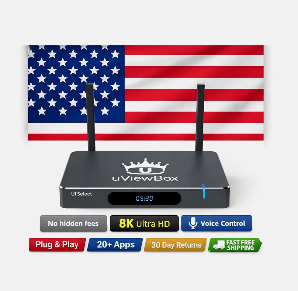 Thumbnail: American 250 limited offer! uViewBox U1 Select 4GB Ram + 64GB. DVR Ability