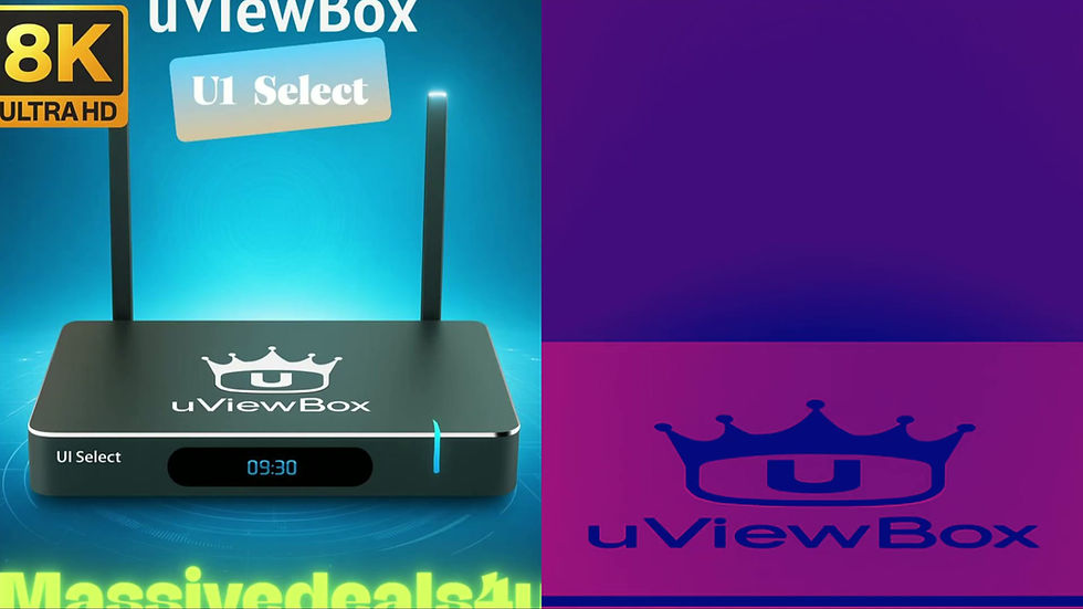 Thumbnail: Kick Off Time! uViewBox U1 Select 8K Ultra HD - DVR & Multiview Ability